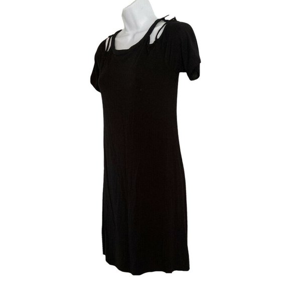 Fabletics Black Sunburst Strappy T-Shirt Dress XS - Picture 9 of 12